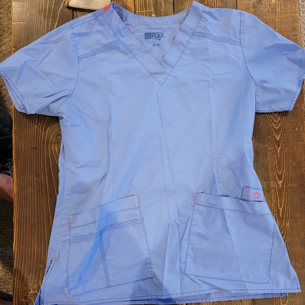 Light blue scrubs